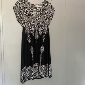 Dress,size medium,black and white, body central